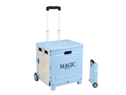 Carro De La Compra Multiusos Plegable Con Ruedas De 34 L Camping, Picnic Y Hogar