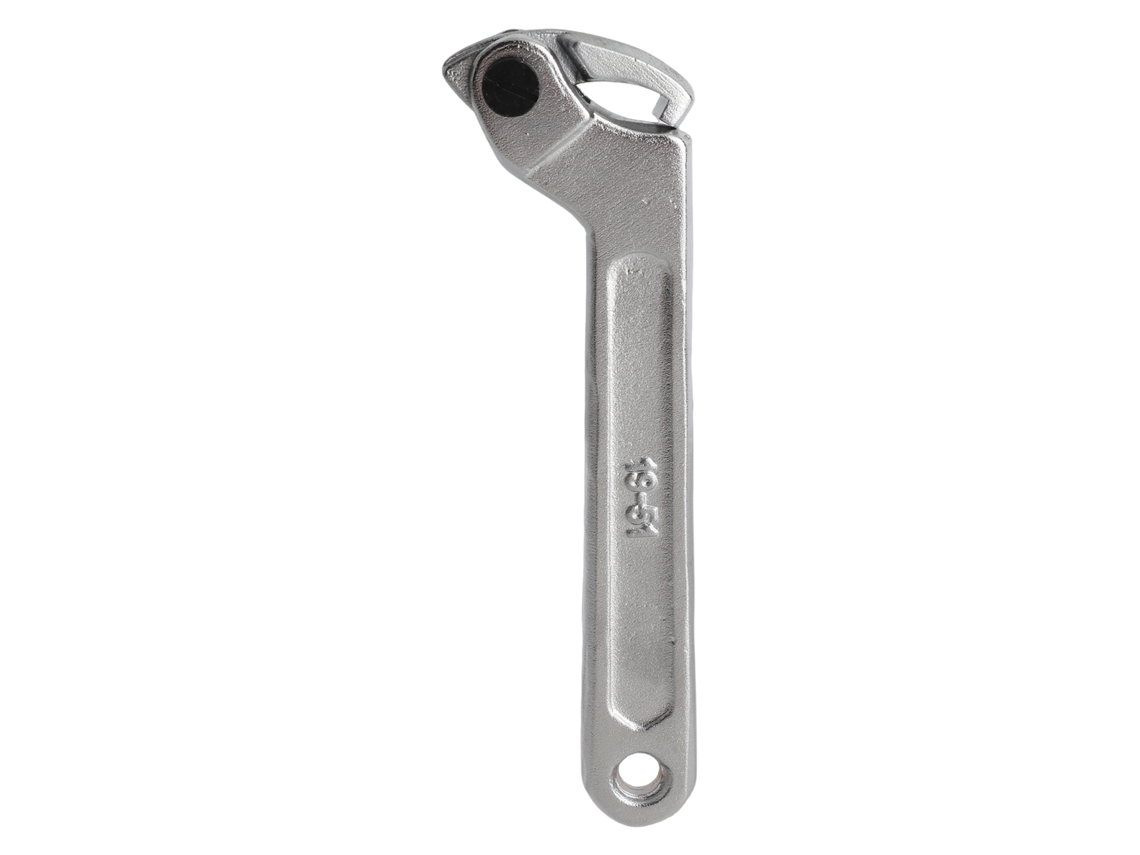 Llave De Gancho En C Ajustable Con Cabezal Móvil Multifuncional De 3/4 A 2 Pulgadas (19-51 Mm) Llave De Reparación Manual