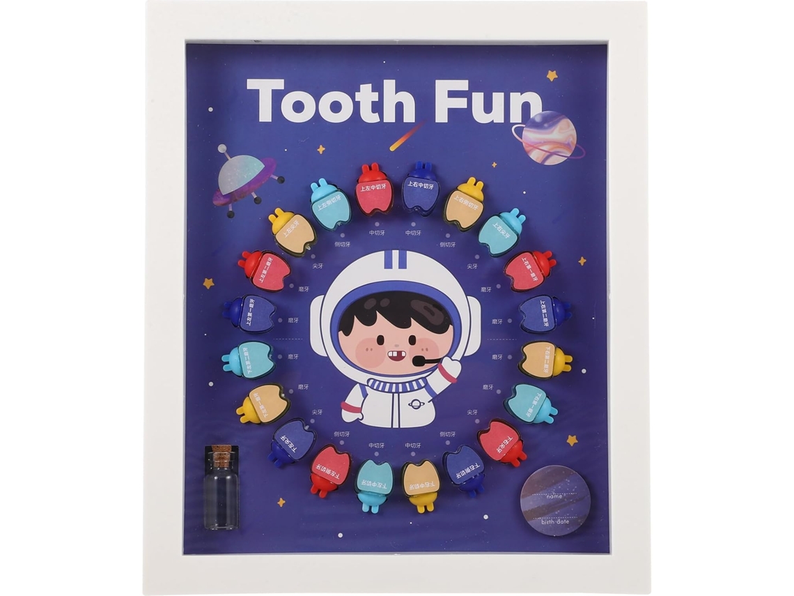 Caja Organizadora De Recuerdos Para Los Primeros Dientes De Leche De Niños