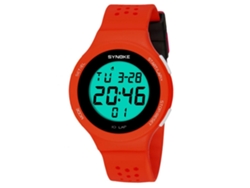 Reloj Electrónico Multifuncional Impermeable Digital Deportivo Synoke Rojo