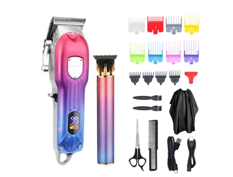 Máquina Cortar Cabelo Recarregavel6 JL-EIGHT LM-2024cor mágica