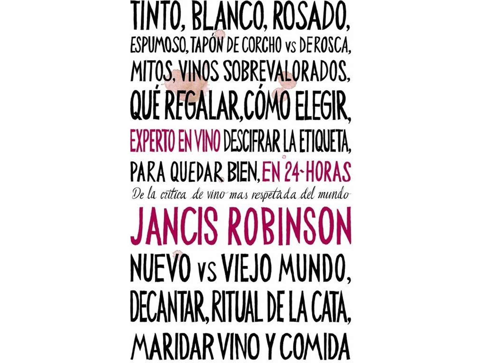 Libro Experto En Vino En 24 Horas de Jancis Robinson (Español)
