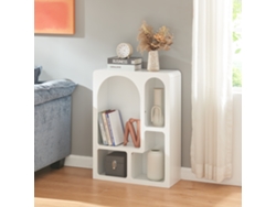 Estantería pequeña de pie Vågå 80x60x24 cm - Blanco [EN.CASA]