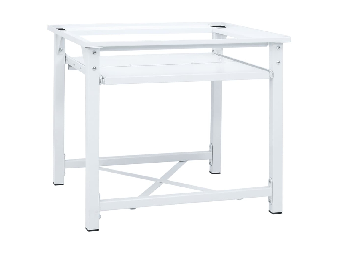 Soporte para lavadora con estante extraíble blanco Lovely Home