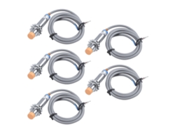 Sensor Inductivo Tubular 4mm Dc6-36v 300ma Npn No 3-cable Lj12a3-4-z-bx (5 Unidades) Como Se Muestra