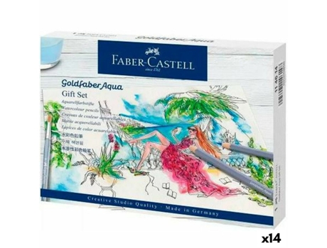 Conjunto de Lápiz FABER-CASTELL aguarela 14 unidades