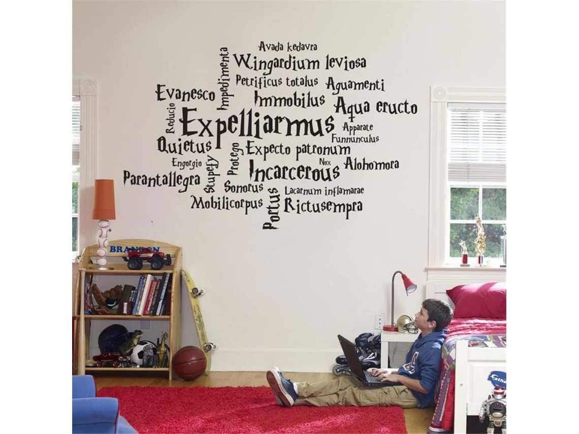 Adhesivo de pared 3D de Harry Potter, decoración para fans de películas Kofihety