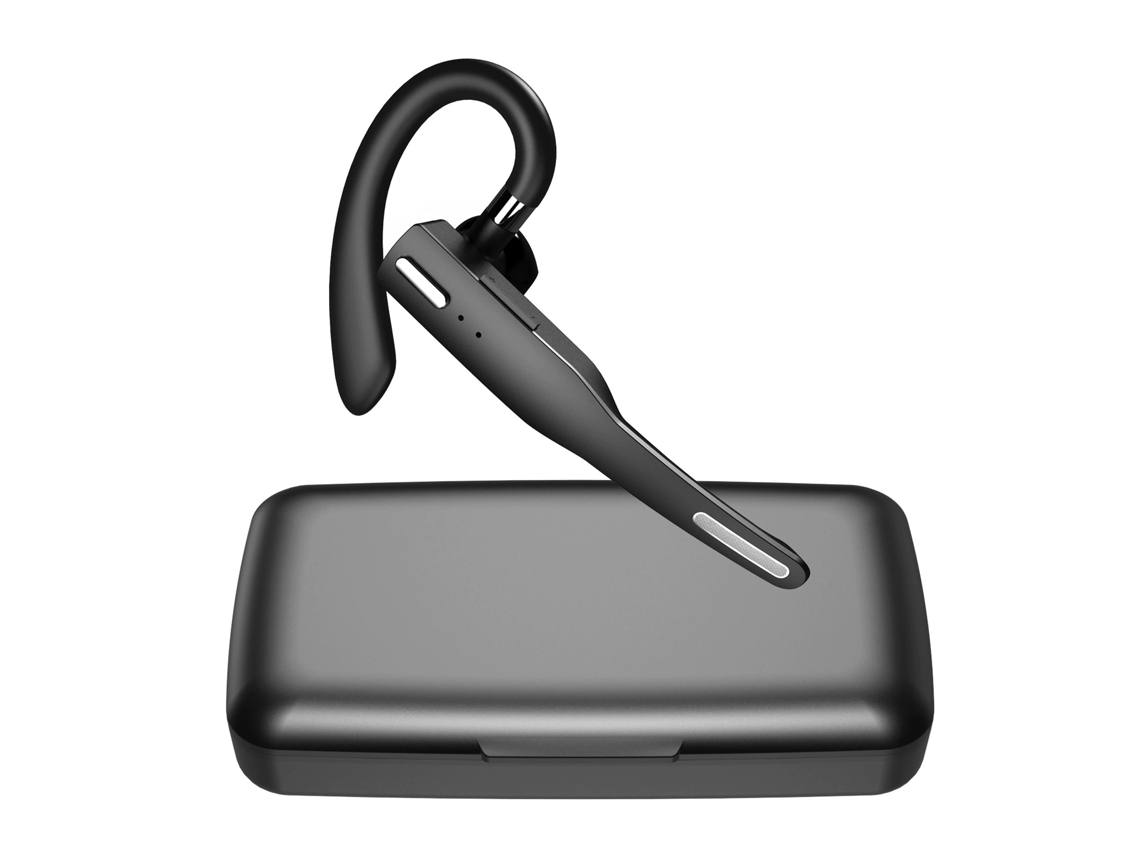 Auriculares Bluetooth V5.3 Negros Con Micrófono, Carga Usb-c, Impermeables, Perfectos Para Conductores De Camiones (negros)