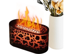 Difusor De Fuego, Purificador De Aire Sin Llamas Para Uso Interno - Humidificador Automático Silencioso Multifuncional