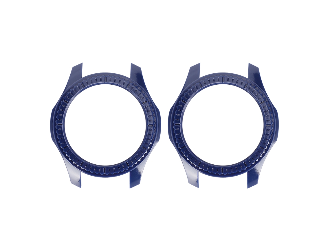 2 Unidades Funda Protectora De Reloj Pc Para Galaxy Watch S4/s3 Azul Medianoche