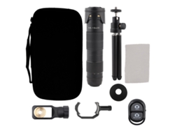 Kit De Lente Telefoto Para Teléfono Con Zoom De 16~35x Y Función De Ajuste Dual