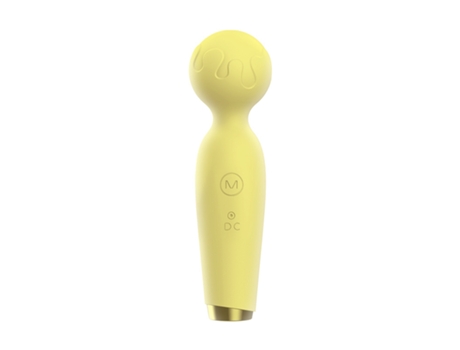 Vibrador de masaje de 10 frecuencias para mujer (Amarillo) VEANXIN