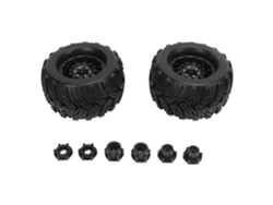 Mali 2pcs Pneus e Rodas de Borracha para Carro Rc com Acoplador Hexagonal 3 Especificações para Caminhão Rc 1/8 Arrma Traxxas Hpi