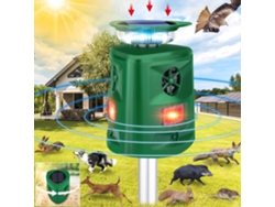 Repelente ultrasónico de animales de 360° para gatos y perros Gertiz.