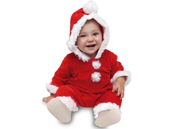 Disfraz de Bebé DISFRAZZES Papá Noel (Talla: 6 a 12 meses)