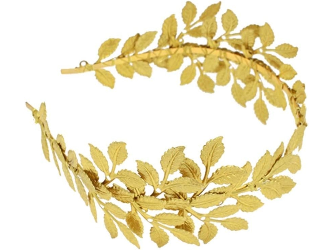 Diadema de pan de oro al estilo de las diosas romanas y griegas - ELORY