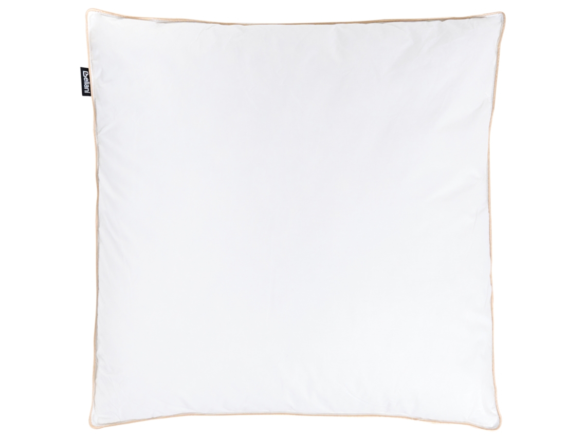 Almofada Com 3 Camadas Beliani Etna De Algodão Branco 80x80x9