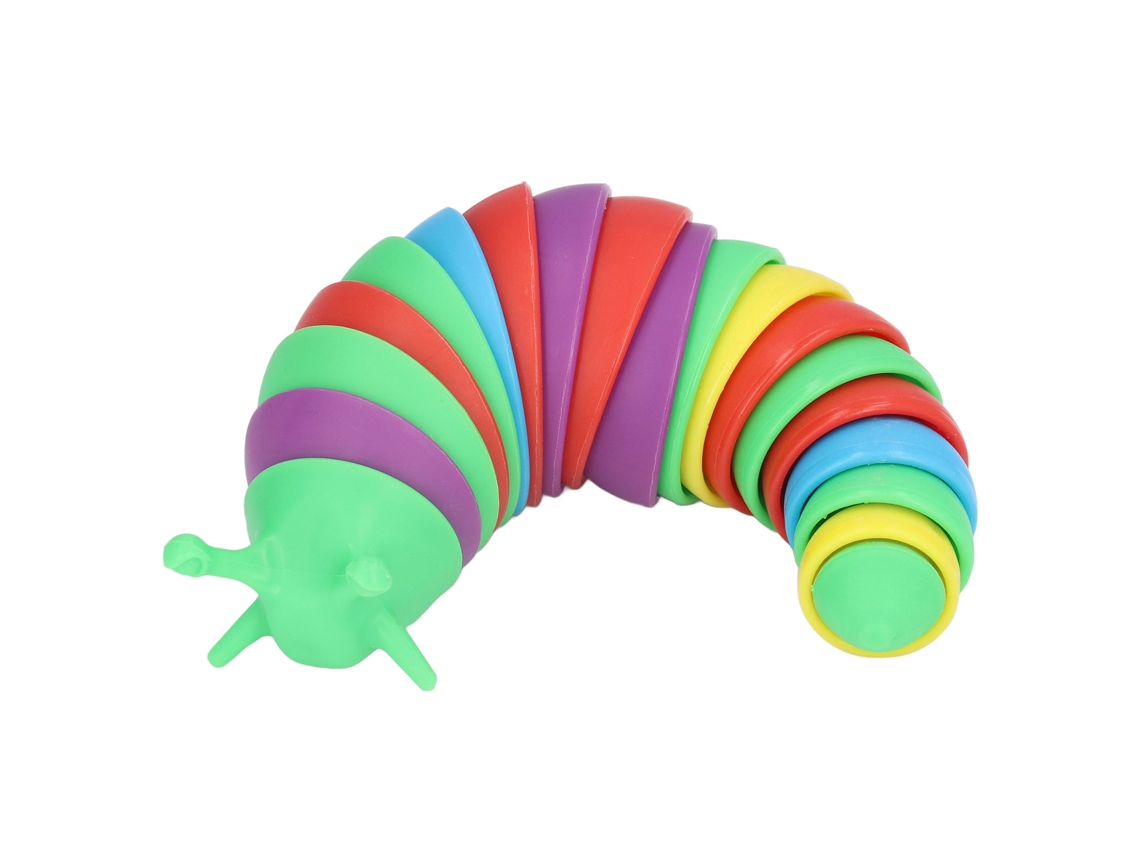 Ats-juguete De Babosa Articulada 7.48 Pulgadas Flexible Para Aliviar El Estrés Y Sensorial, Colorido, Para Todos