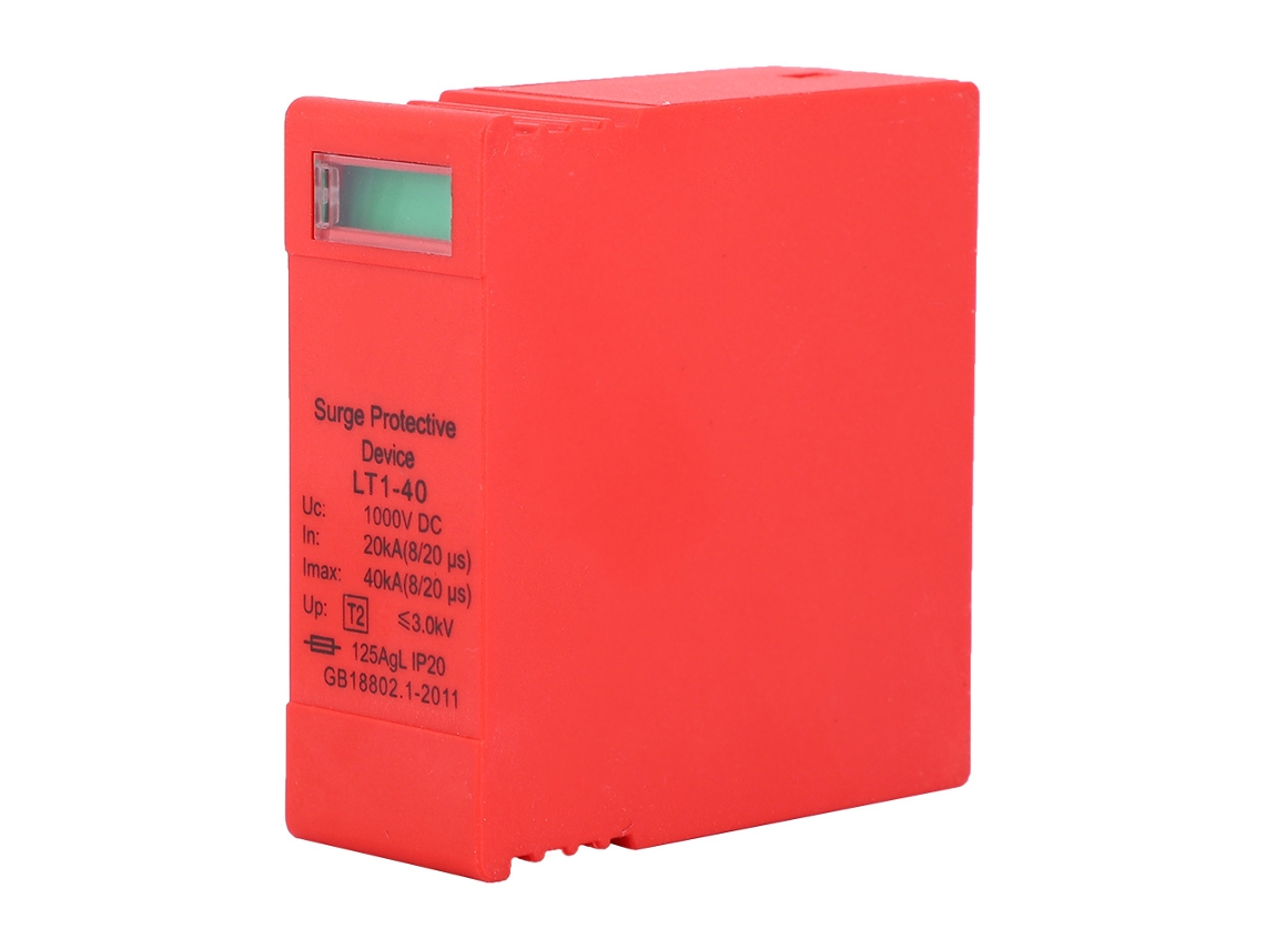 2pcs Protector De Olas De Tensión Dc Fotovoltaico Dispositivo De Protección 1000vdc40ka