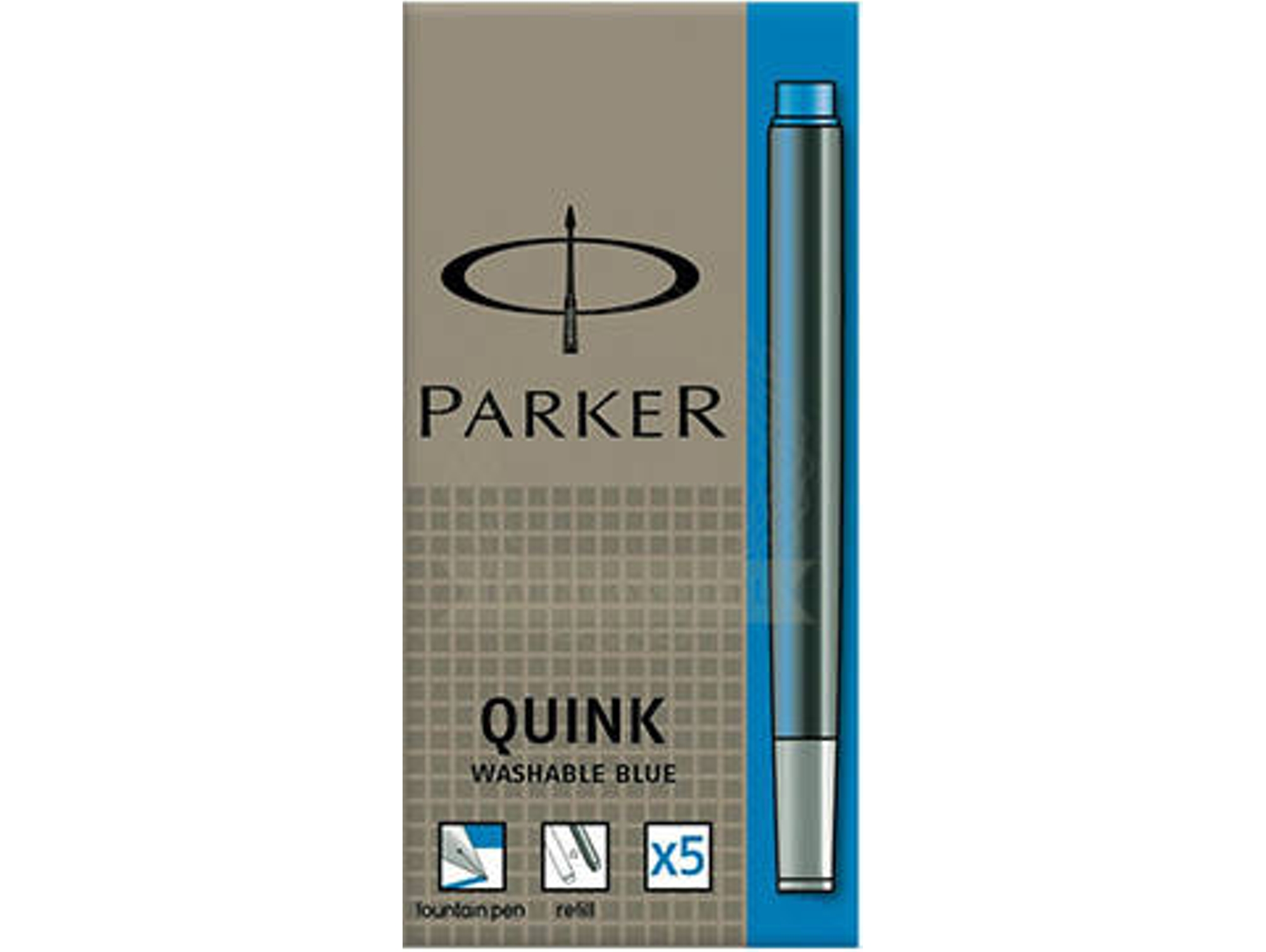 Pack de 5 Recambios para Bolígrafos PARKER 1950383 Multicolor