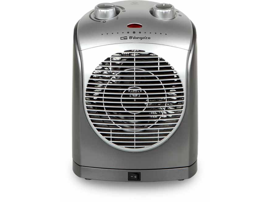 Orbegozo Fh5022 2200 calefactor 2200w 5022 oscilante 2 niveles de potencia ventilador calor termostato regulable