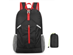 Mochila de viaje ultraligera y plegable, ideal para senderismo, escalada, ciclismo y acampada, impermeable. Negra.