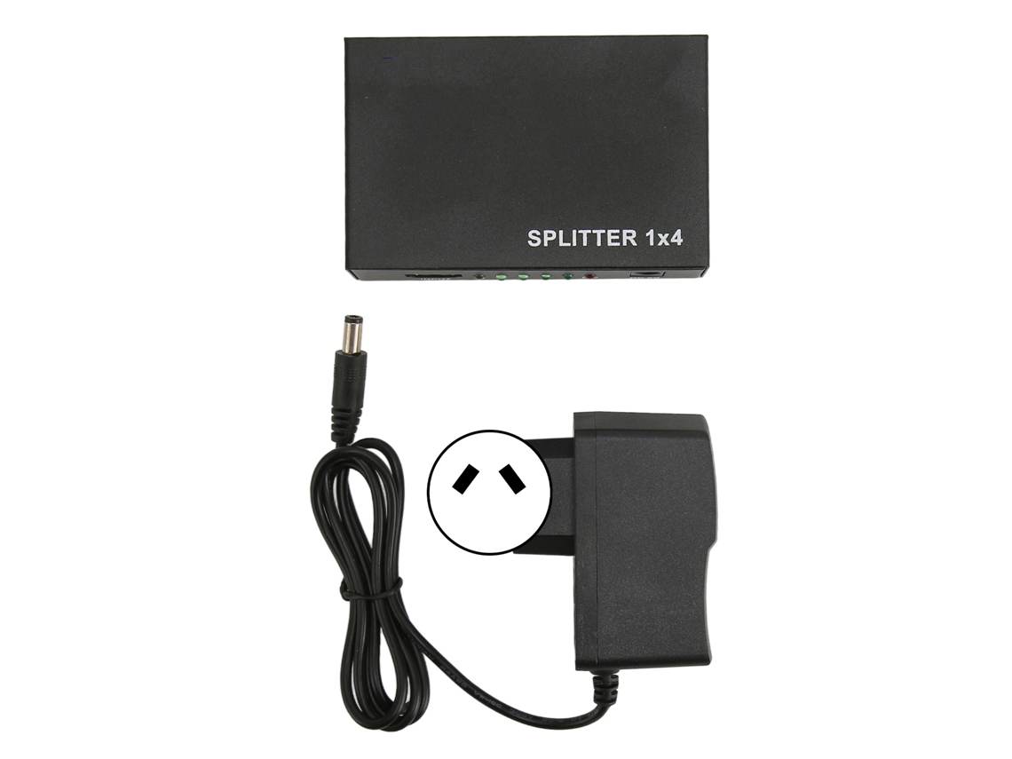Divisor Hdmi 1 Entrada 4 Salidas Pantalla Duplicada Espejo Display