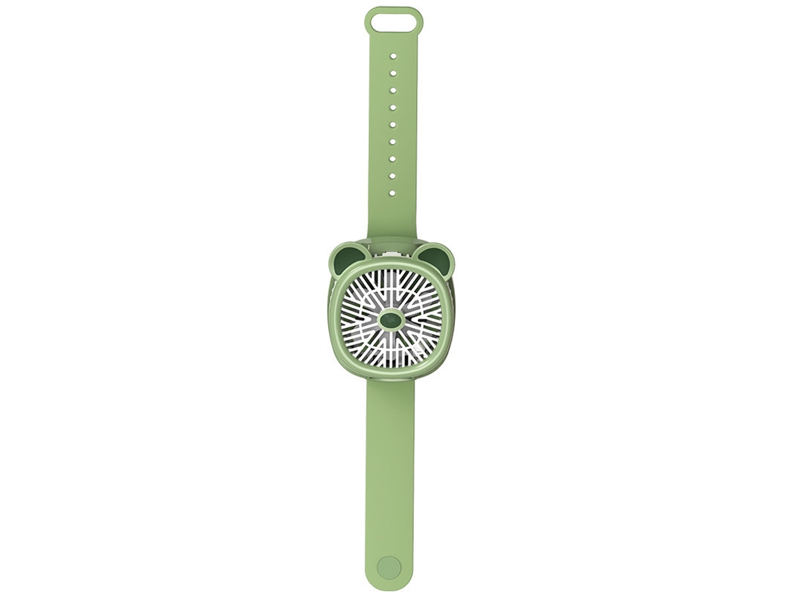 Ventilador Personal Eifson Con Pulsera, Led, 3 Velocidadesverde
