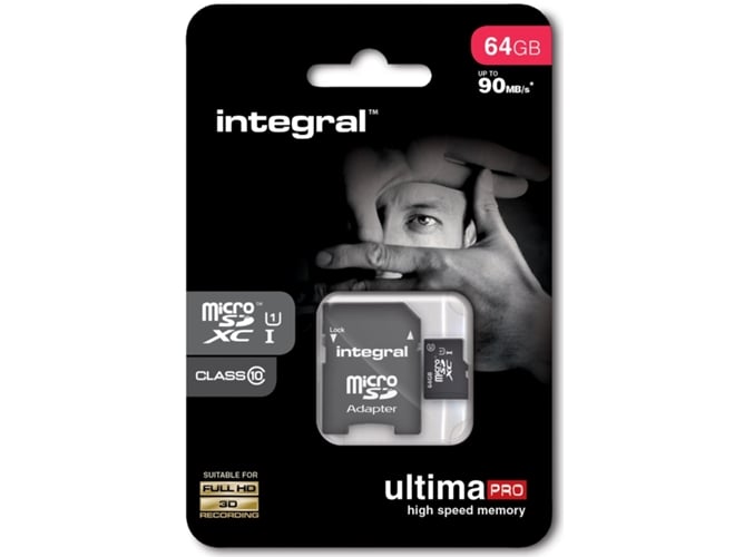 Tarjeta de Memoria MicroSD INTEGRAL UltimaPro 64GB Class10