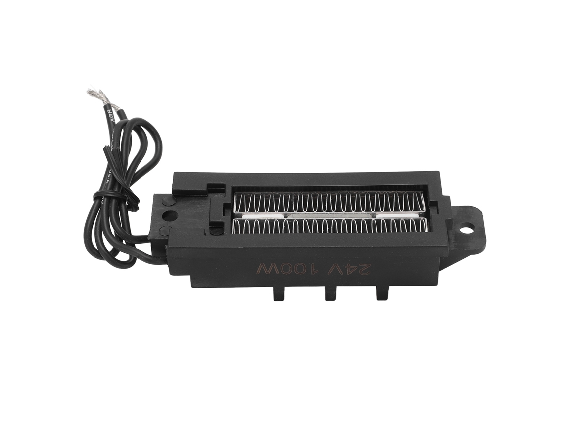 Elemento De Calefacción Ptc 24v 100w Calefactor De Aire Con Soporte Termostático Resistente A Altas Temperaturas