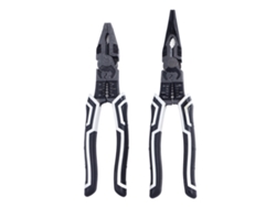 Alicates De Punta Fina Con Hoja De Corte, 9 Pulgadas, Acero Crv, Multiusos Para Manualidades, Electricistas Y Reparaciones Domésticas.