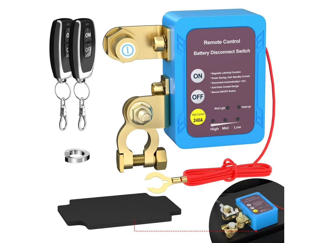 Interruptor Automático Con Control Remoto Para Automóviles, Para Protección Contra Pérdidas Y Fugas De Energía.