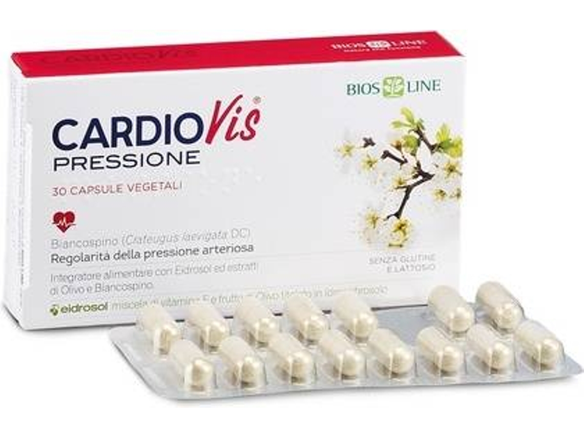 Complemento Alimentar BIOSLINE Pressão Cardiovis (30 cápsulas vegetais)