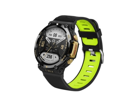 Correa de Silicona color dual para Huami Amazfit T-Rex 2 - negro/verde
