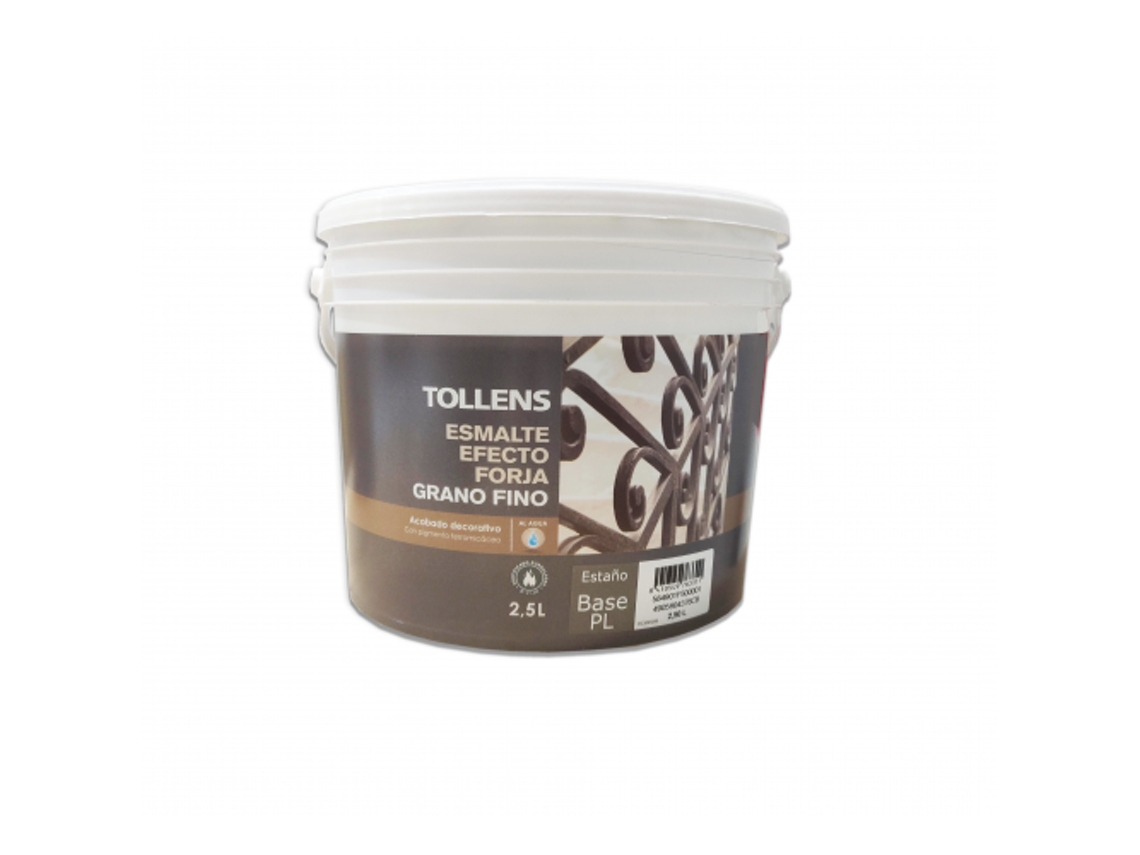 Esmalte Efecto Forja Grano Fino Al Agua 2,5 Lt (Amazonia 491)