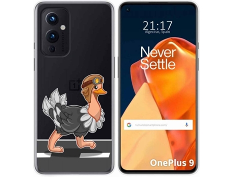 Carcasa OnePlus 9 5G TUMUNDOSMARTPHONE Avestruz Multicolor