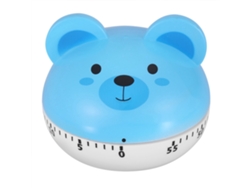 VVJIJILLY Temporizador de cozinha mecânico em formato de animal azul (urso azul)