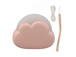 Adorable Lámpara De Noche Para Bebé, Ajustable, Recargable Por Usb, Mini Decoración De Mesa Para Habitación, Rosa.