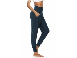 2026-pantalones De Yoga Para Mujer Pantalones Deportivos Sueltos Con Bolsillos Para Entrenamiento Y Relax M Azul Marino