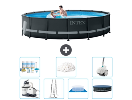 Piscina Tubular INTEX 26326GN-CB45 (19156 L - 488x122cm)