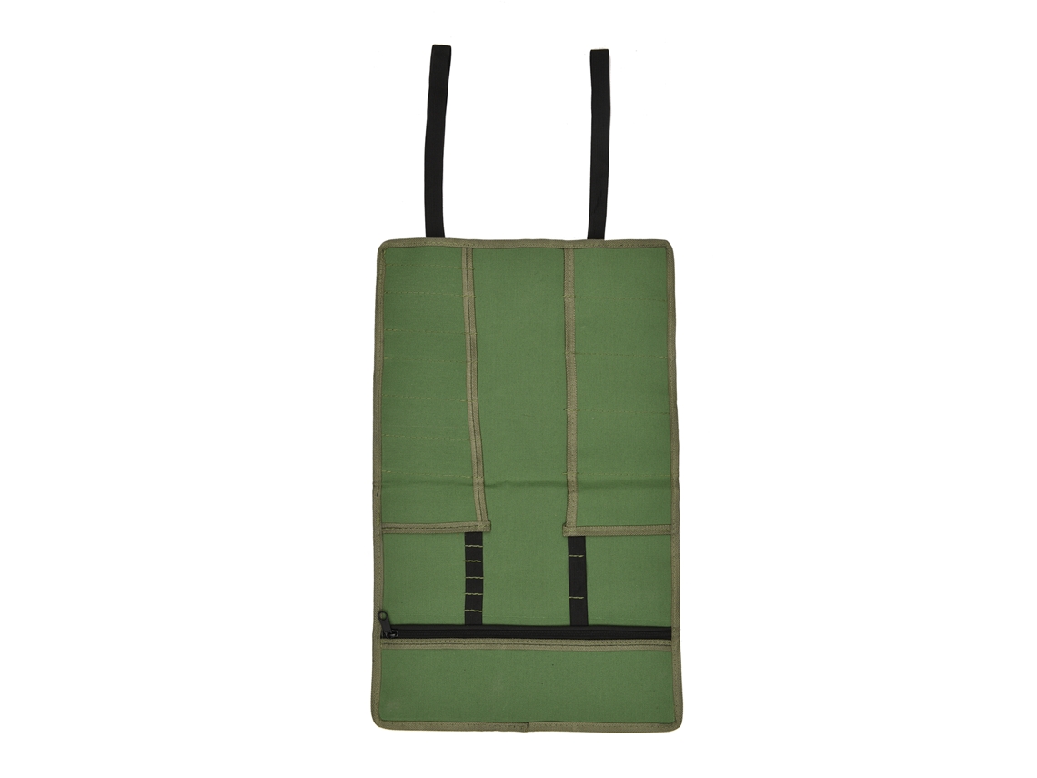 Bolsa De Herramientas Portátil Enrollable Con Múltiples Bolsillos, Organizador Para Electricistas Y Carpinteros.