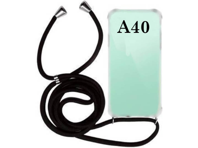 Carcasa Samsung Galaxy A40 MAXMOVIL Suspensión Negro