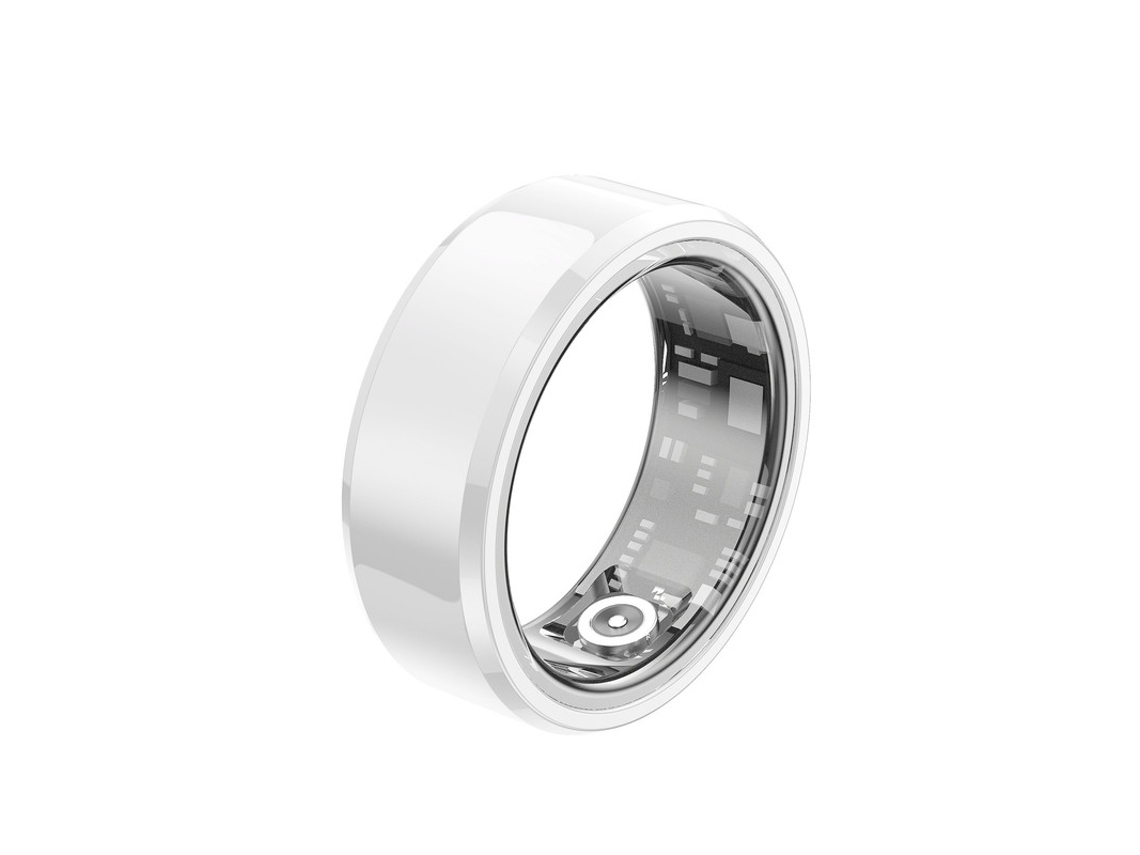 Anillo inteligente de salud X1 Tracker IP68 resistente al agua, tamaño 9, color blanco Chennnls