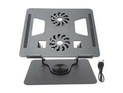 Suporte Para Notebook De Liga De Alumínio (rotativo, Ajustável Em Altura, Dissipação De Calor, Elevação)