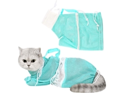 2026-bolsa Para Baño De Gatos Ajustable Con Cremallera Y Cordón Multifuncional Para Baño Y Toalla