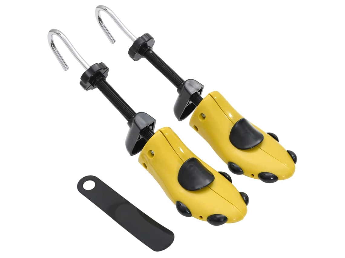 Ensanchadores de zapatos con horma plástico amarillo VIDAXL (EU37-41)