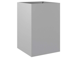 Jardinera VIDAXL Plateado Acero (52x48x75cm)