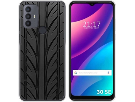 Carcasa para TCL 30 SE TUMUNDOSMARTPHONE Dibujos Neumatico Multicolor