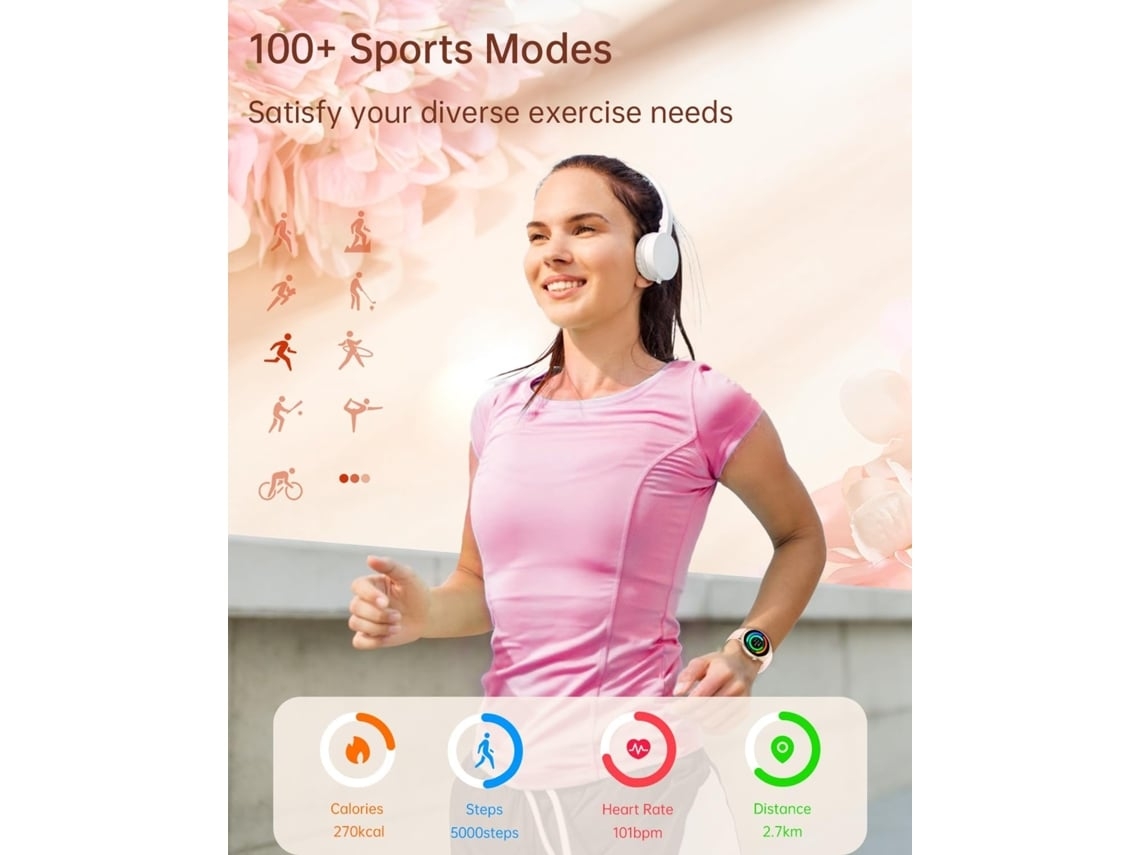 Reloj Inteligente para Mujer, Llamadas/Recepción de Llamadas