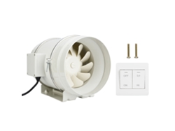 Ventilador de conducto de 8 pulgadas y 220 V con control de velocidad HF 200p